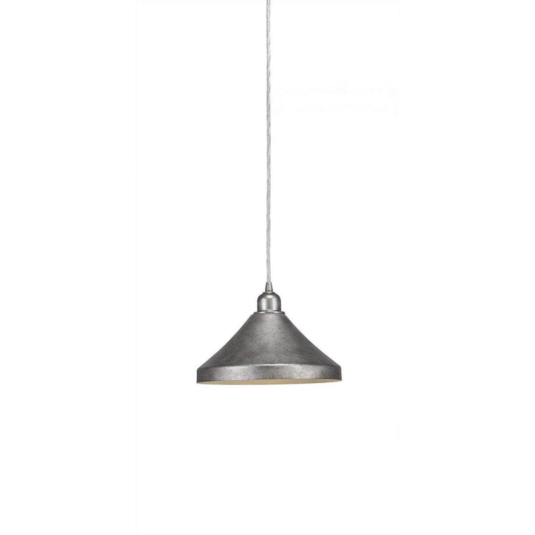 Toltec Vintage 282-as-418 Pendant Light - Aged Silver