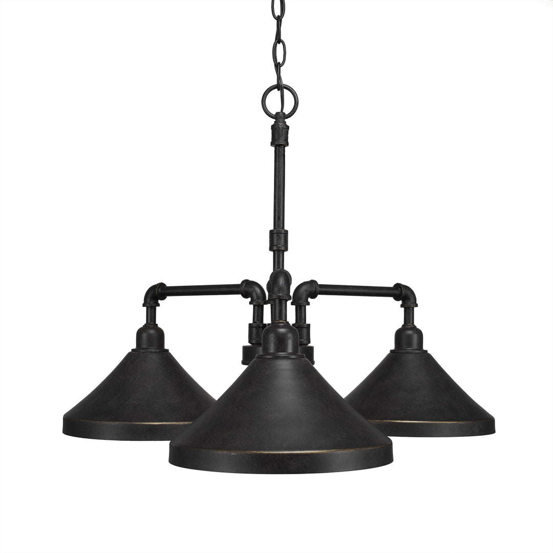 Toltec Vintage 283-dg-418 Chandelier Light - Dark Granite