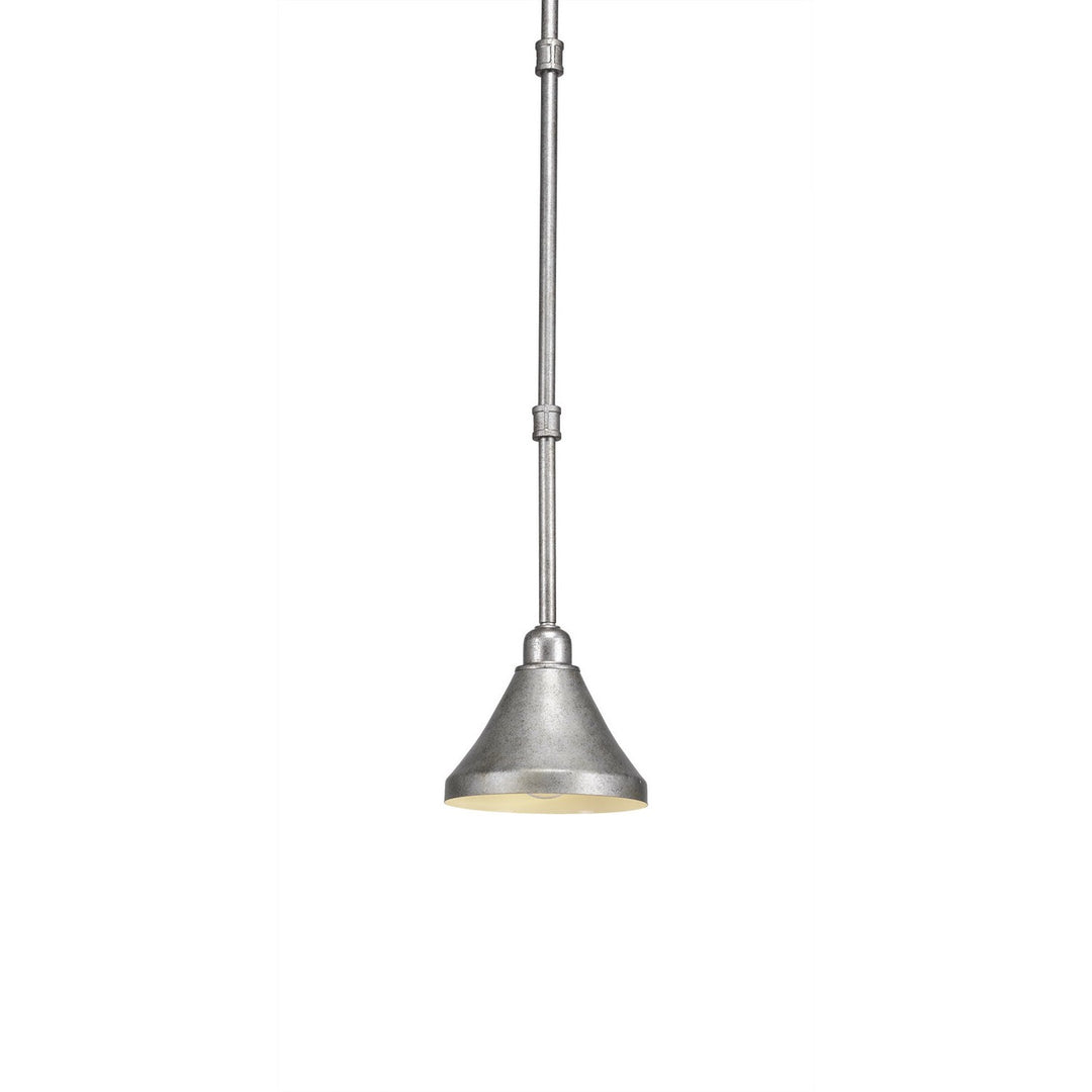 Toltec Vintage 284-as-410 Pendant Light - Aged Silver