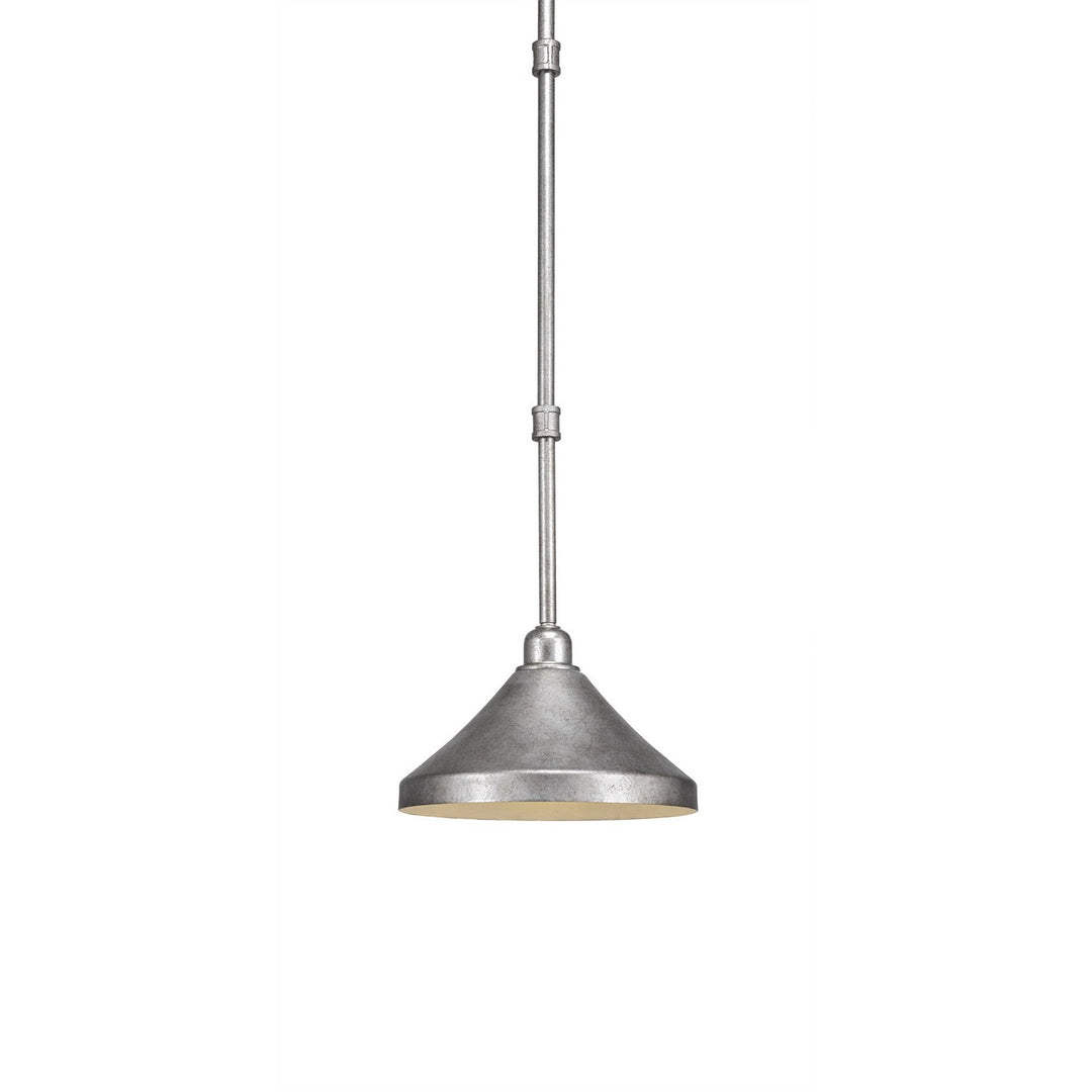 Toltec Vintage 284-as-418 Pendant Light - Aged Silver