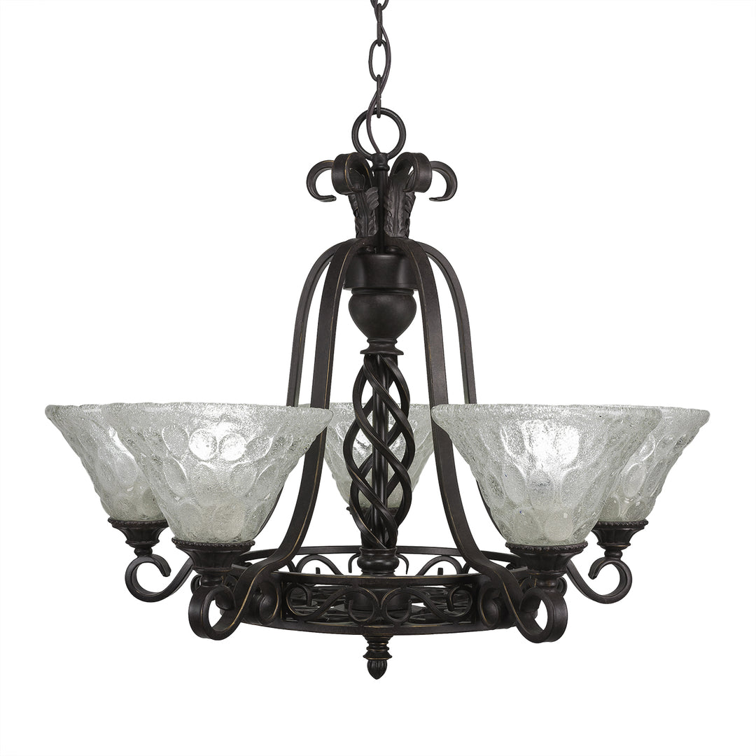 Toltec Elegante 865-dg-451 Chandelier Light - Dark Granite