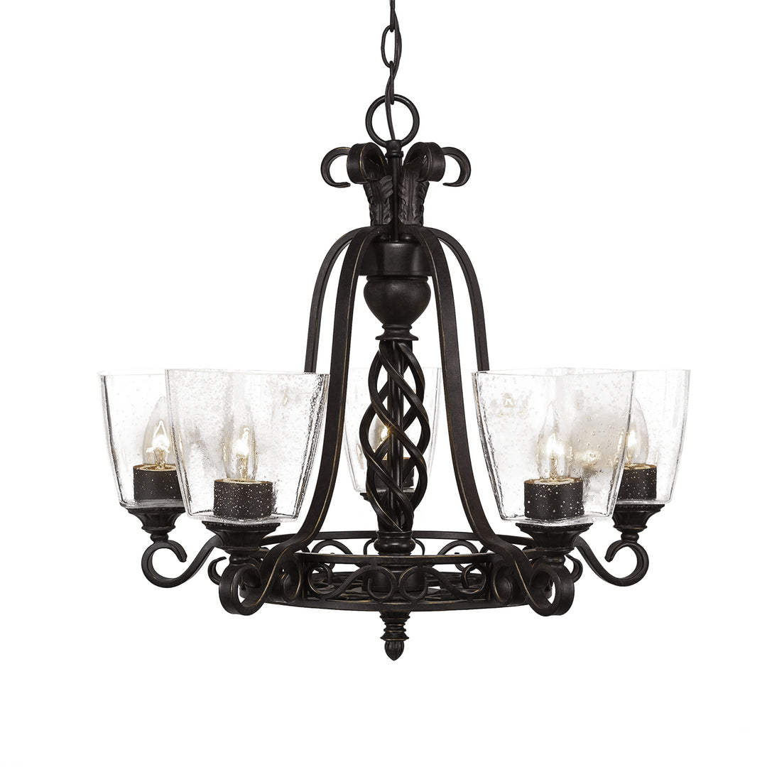 Toltec Elegante 865-dg-461 Chandelier Light - Dark Granite