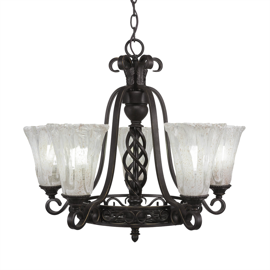 Toltec Elegante 865-dg-729 Chandelier Light - Dark Granite