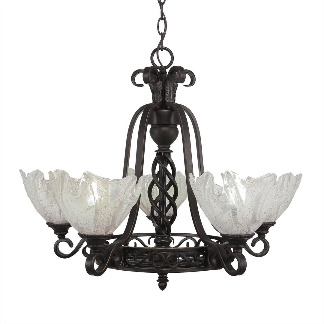 Toltec Elegante 865-dg-759 Chandelier Light - Dark Granite
