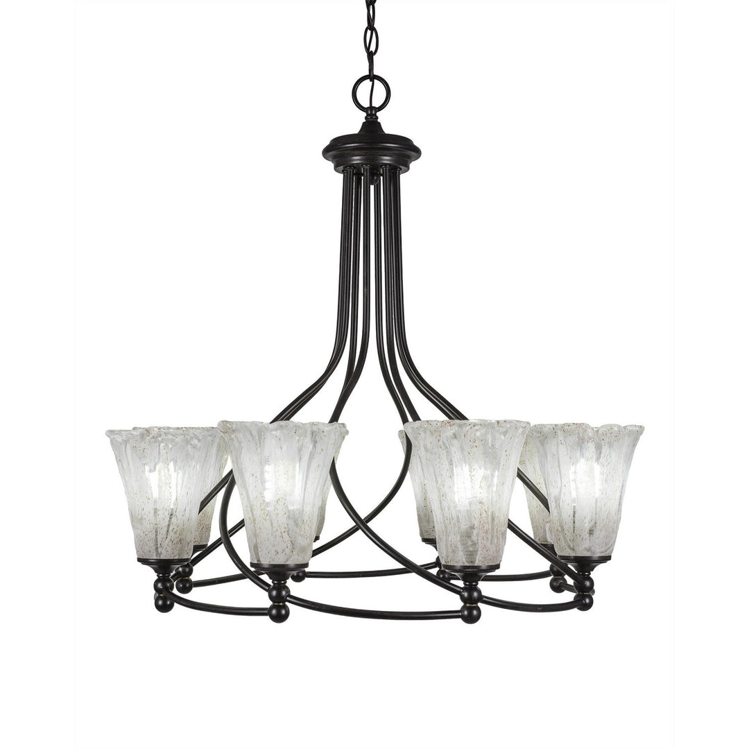 Toltec Capri 908-dg-729 Chandelier Light - Dark Granite