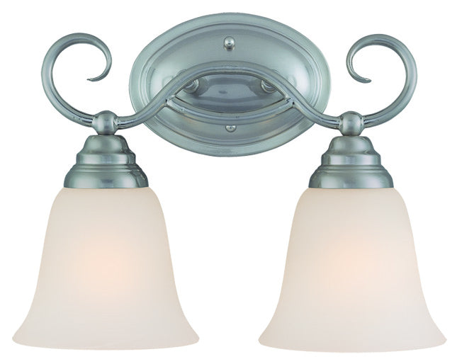 Craftmade Cordova 25002-SN-WG Bath Vanity Light 14 in. wide - Satin Nickel