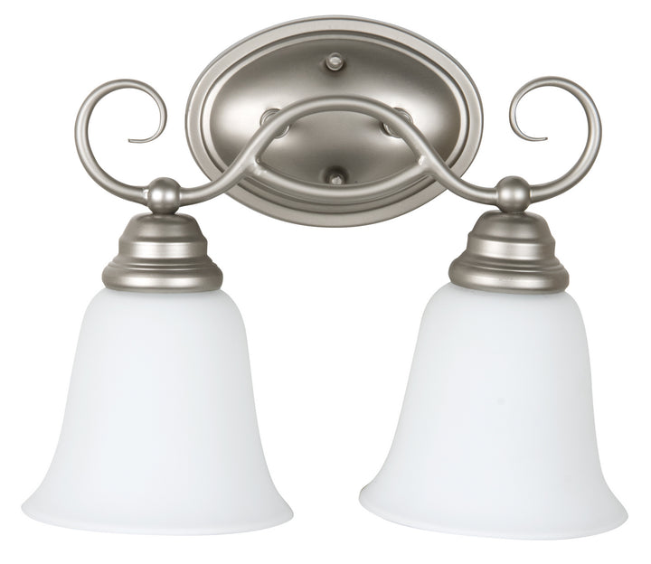 Craftmade Cordova 25002-SN-WG Bath Vanity Light 14 in. wide - Satin Nickel