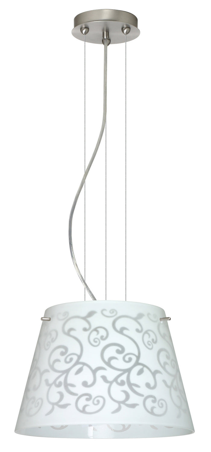 Besa Amelia 1KG-4393WD-LED-SN Pendant Light - Satin Nickel