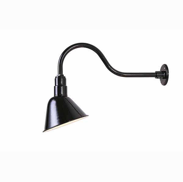 Canarm Lighting BL10WACBK  Barn Light Outdoor Black - Aluminum
