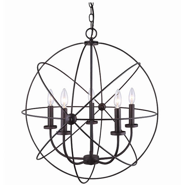 Canarm Sumerside ICH282B05ORB25 Chandelier Light - Oil Rubbed Bronze