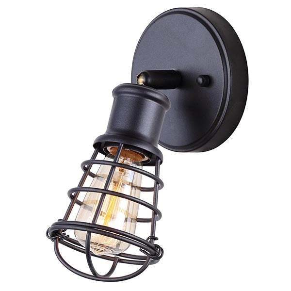 Canarm  ICW611A01GPH Wall Sconce Light - Graphite