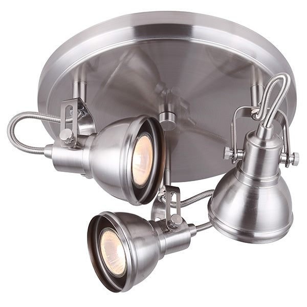 Canarm Lighting ICW622A03BN10  Polo Track Light Brushed Nickel