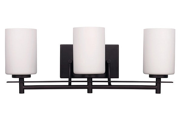 Canarm Carlton IVL363A03ORB Bath Vanity Light 21 in. wide - Oil Rubbed Bronze