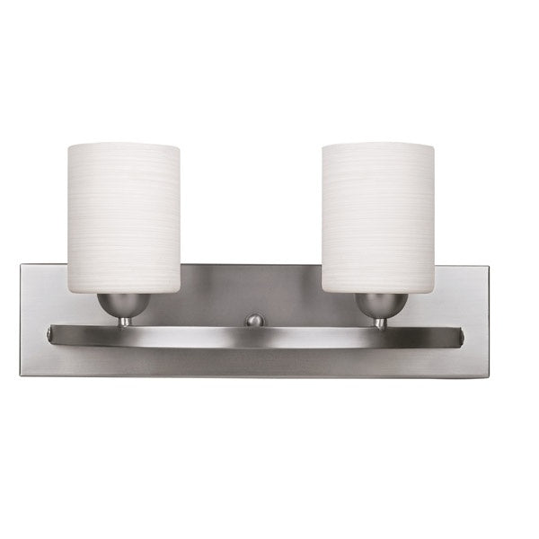 Canarm Hampton IVL370A02BPT Bath Vanity Light 18 in. wide - Brushed Pewter