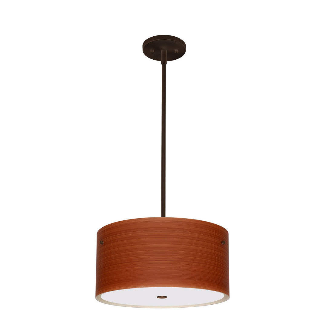Besa Tamburo 1KT-4008CH-LED-BR Pendant Light - Bronze