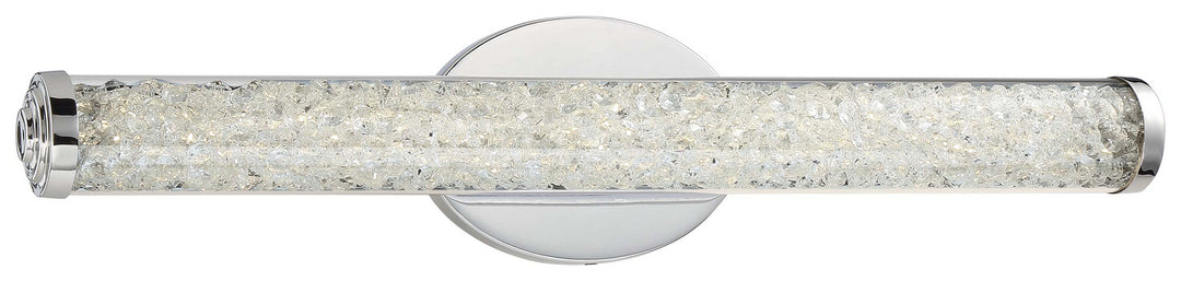 George Kovacs Diamonds P1192-077-L Bath Vanity Light 24 in. wide - Chrome