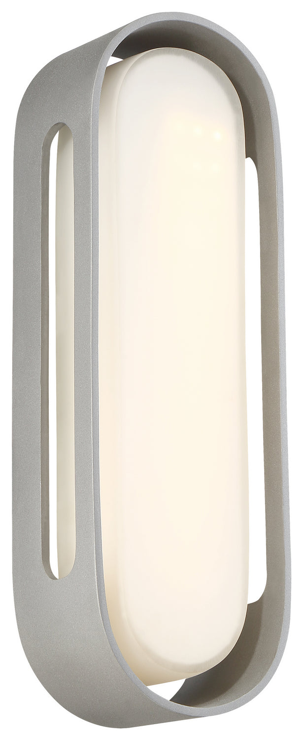 George Kovacs Lighting P1282-295-L Floating Oval Led Bracket Outdoor Pewter, Nickel, Silver