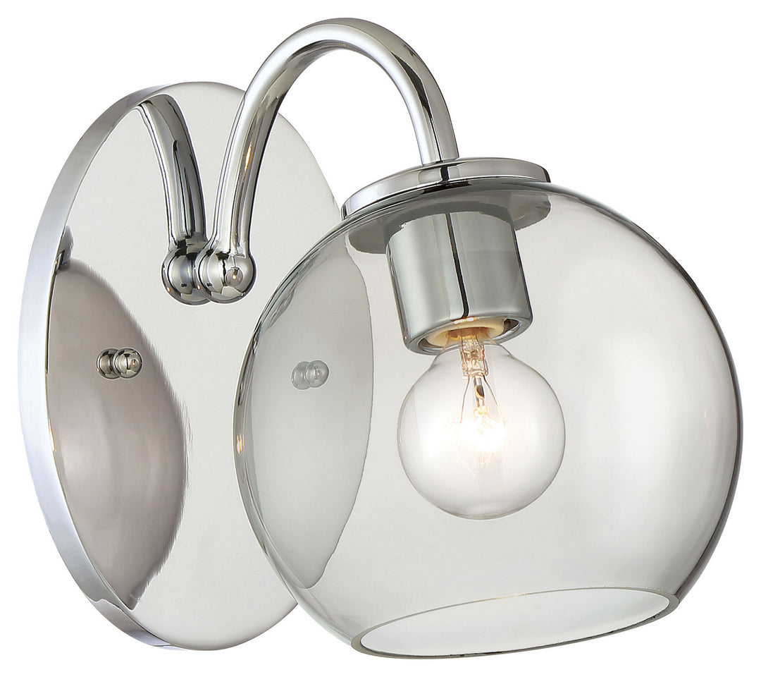 George Kovacs Exposed P1841-077 Wall Light - Chrome