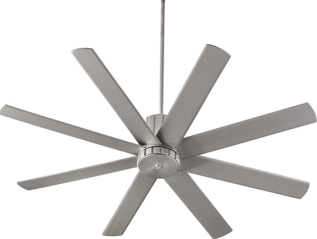 Quorum Proxima 96608-65 Ceiling Fan 60 in. - Satin Nickel, Silver