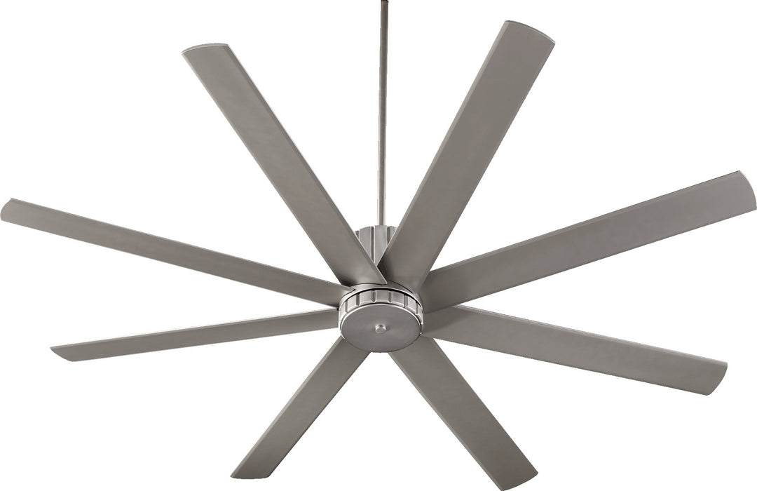 Quorum Proxima 96728-65 Ceiling Fan 72 in. - Satin Nickel, Silver