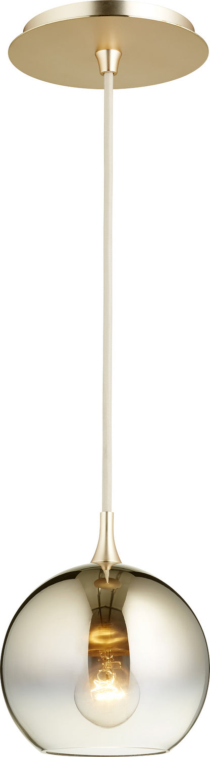 Quorum  889-2020 Pendant Light - Satin Gold W/ Light Gold Ombre