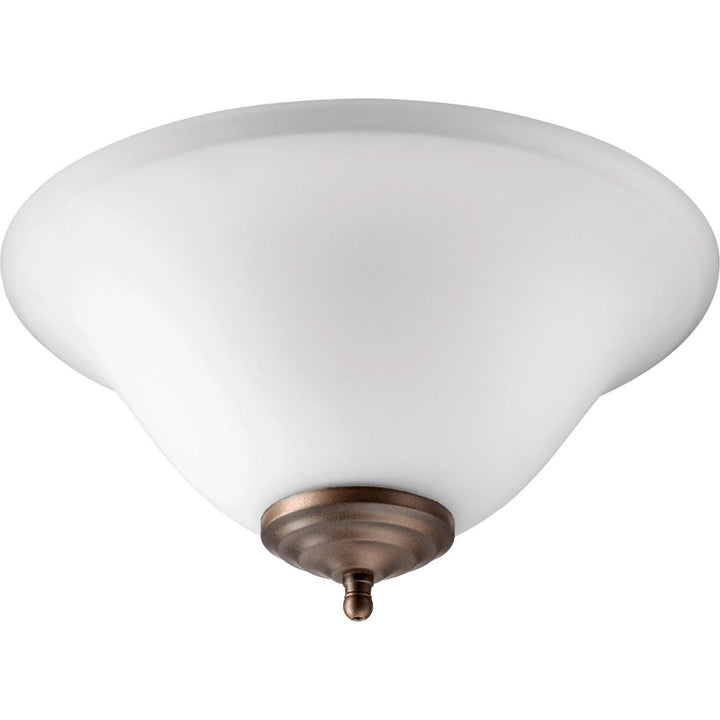 Quorum 1177-801 Fan Light Kit - Satin Nickel / Oiled Bronze