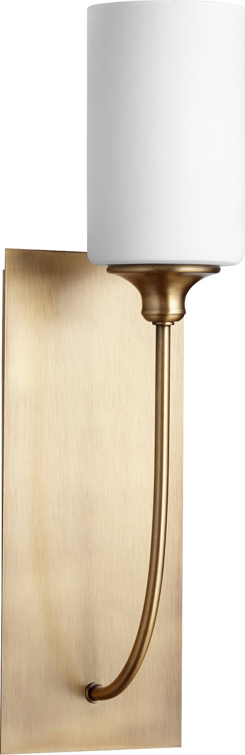 Quorum Celeste 5209-1-80 Wall Sconce Light - Aged Brass