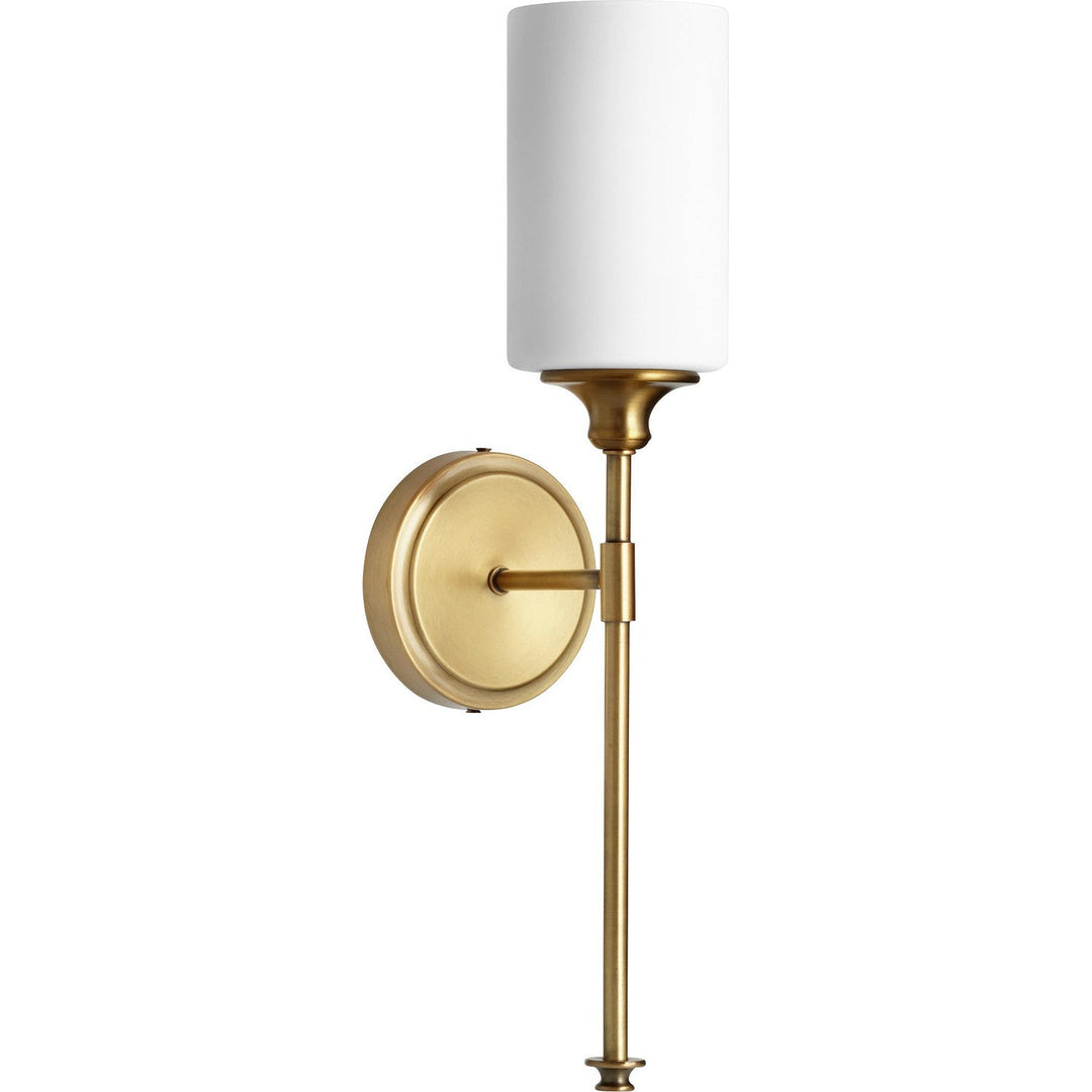 Quorum Celeste 5309-1-80 Wall Sconce Light - Aged Brass