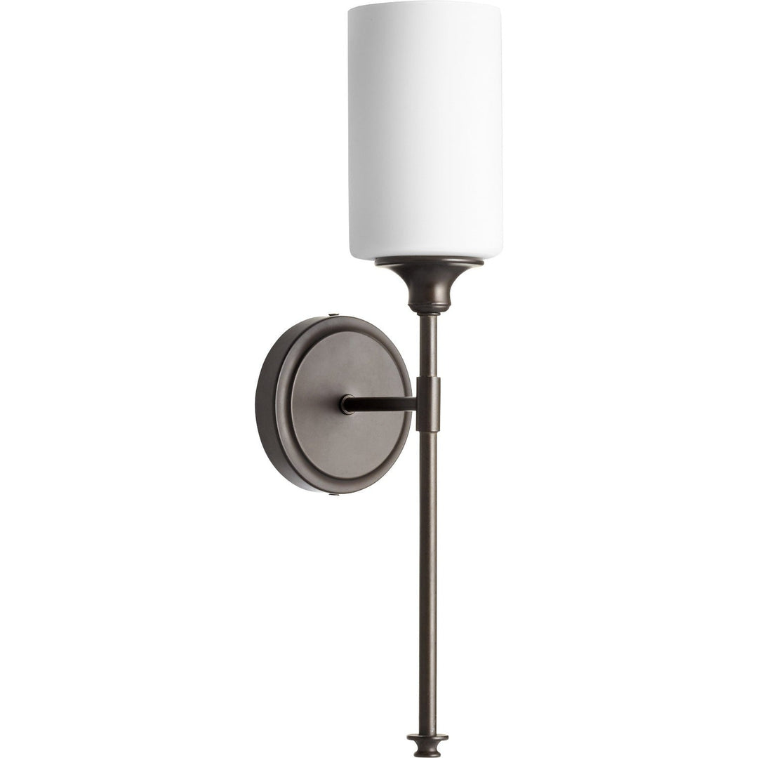 Quorum Celeste 5309-1-86 Wall Sconce Light - Oiled Bronze, Walnut/Walnut/