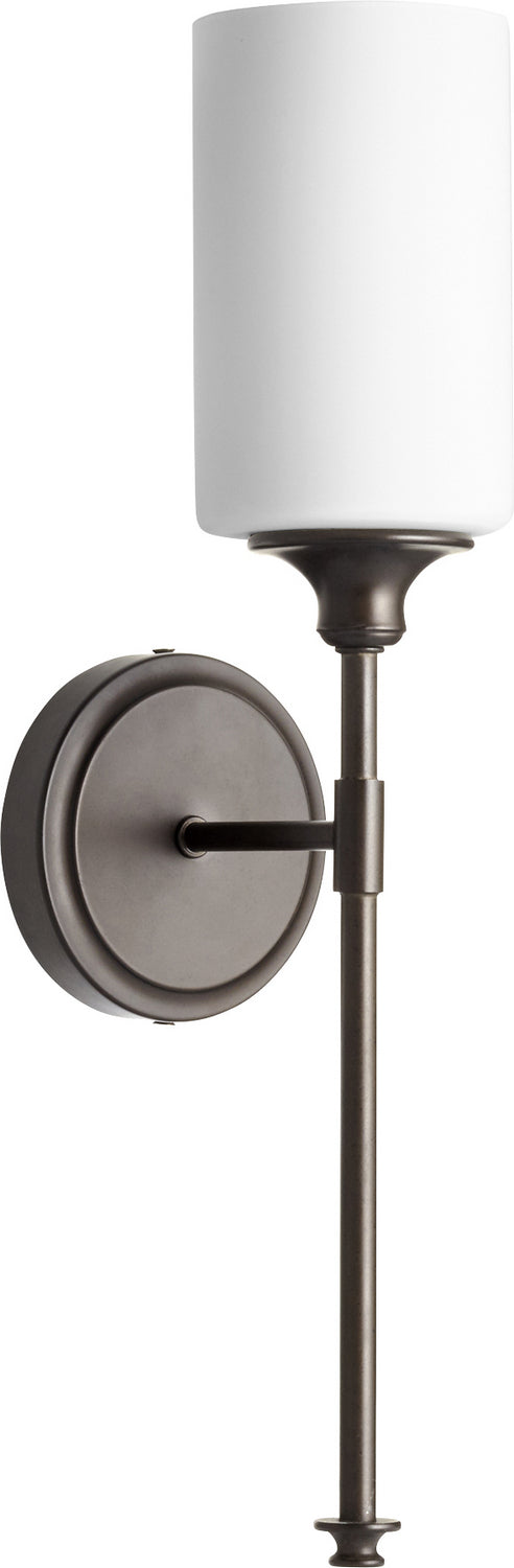 Quorum Celeste 5309-1-86 Wall Sconce Light - Oiled Bronze, Walnut/Walnut/