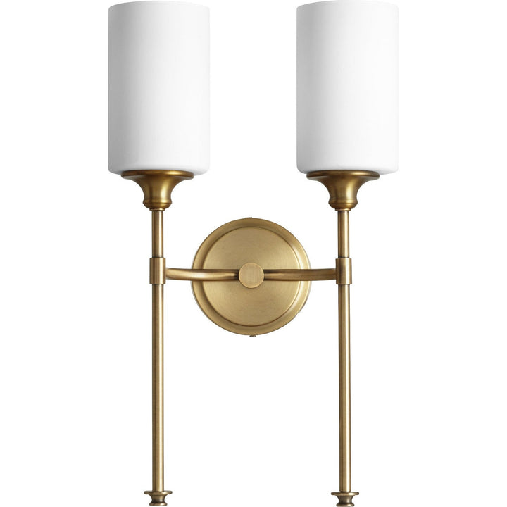 Quorum Celeste 5309-2-80 Wall Sconce Light - Aged Brass