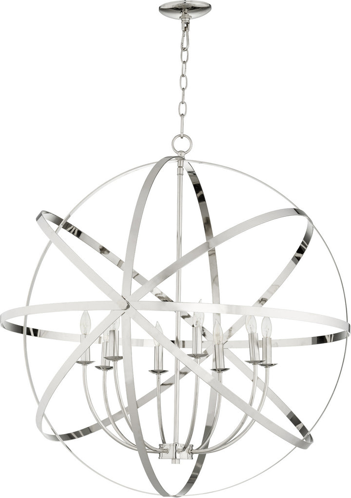 Quorum Celeste 6009-8-62 Chandelier Light - Polished Nickel