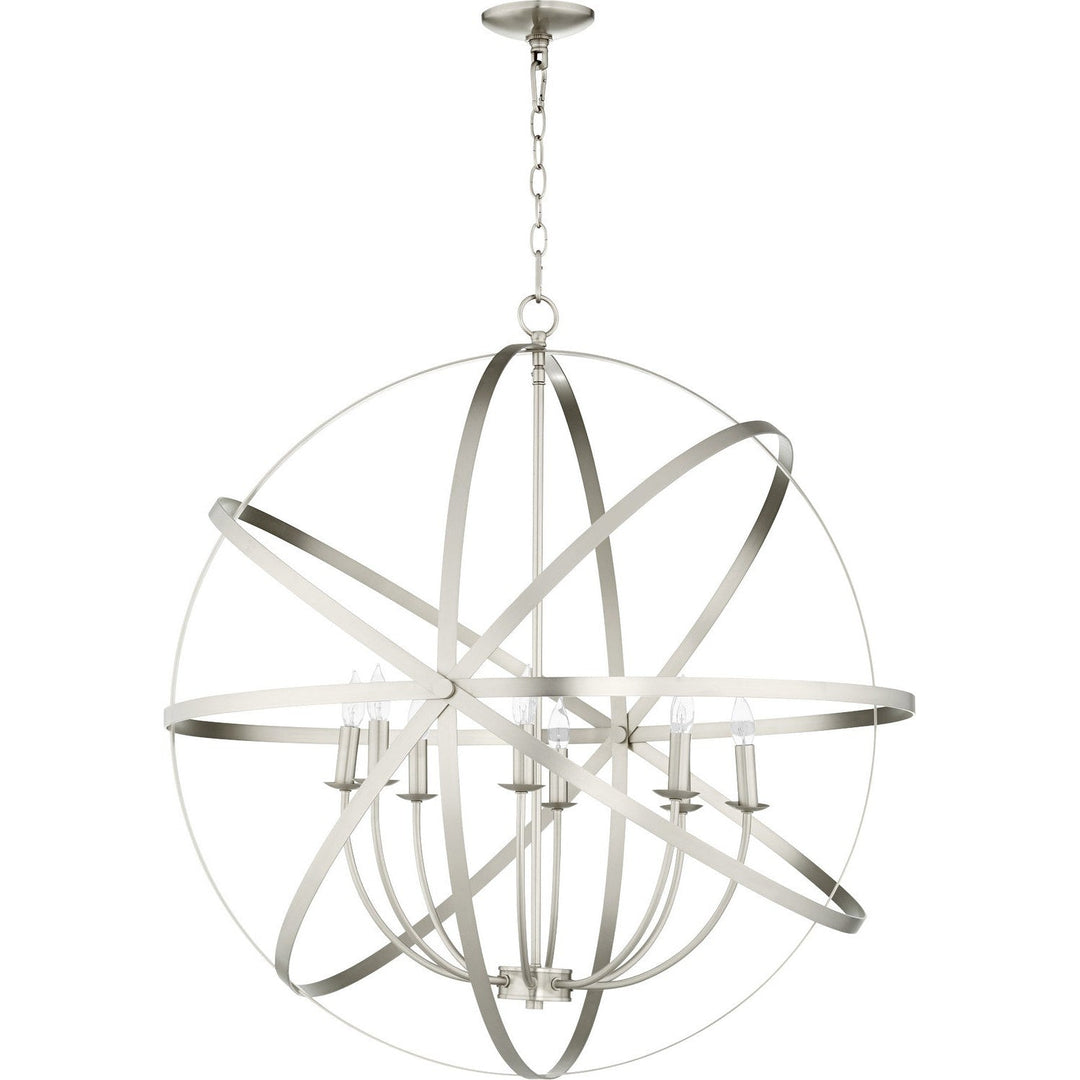 Quorum Celeste 6009-8-65 Chandelier Light - Satin Nickel