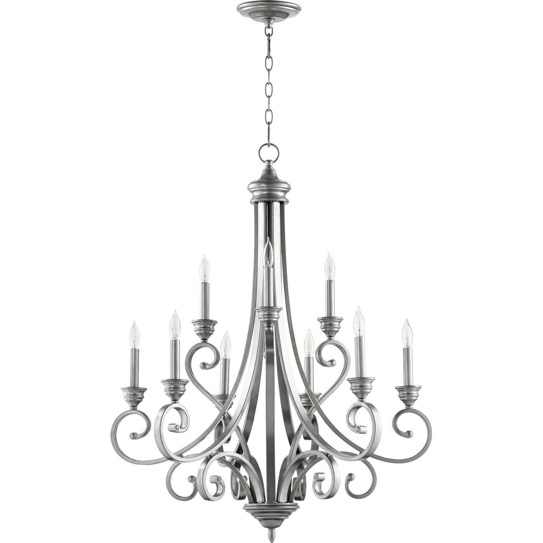 Quorum Bryant 6054-9-64 Chandelier Light - Classic Nickel