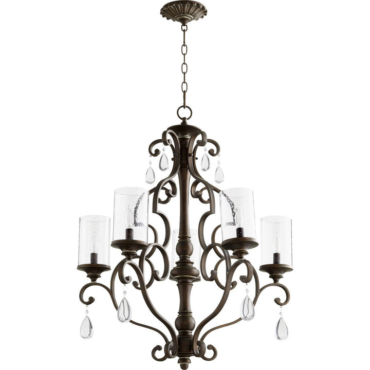 Quorum San Miguel 6073-5-39 Chandelier Light - Vintage Copper