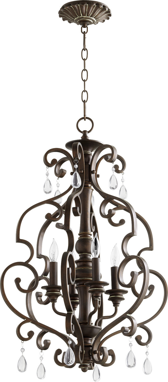 Quorum San Miguel 6873-4-39 Pendant Light - Vintage Copper