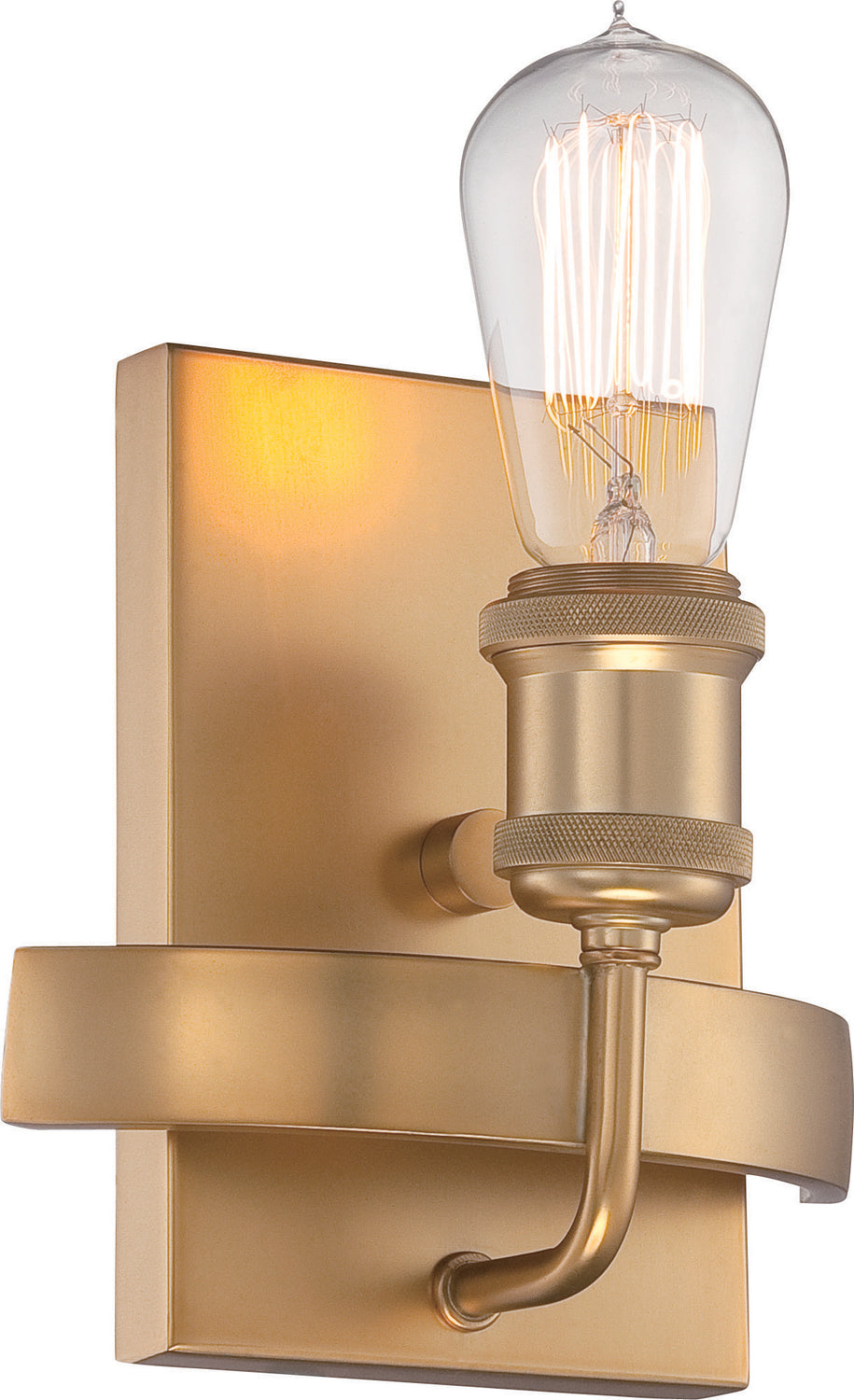 Nuvo Paxton 60-5711 Wall Light - Natural Brass