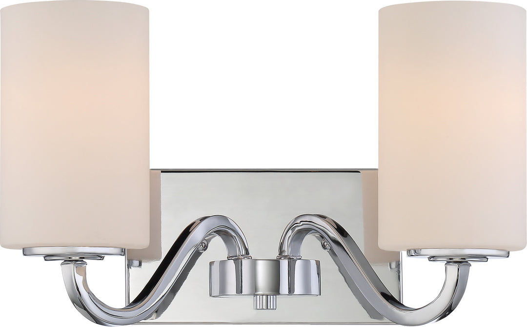 Nuvo Willow 60-5802 Bath Vanity Light 14 in. wide - Polished Nickel