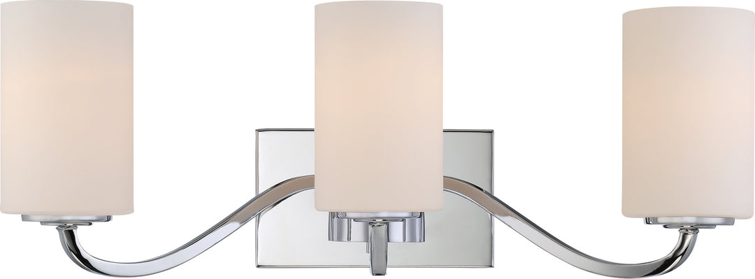 Nuvo Willow 60-5803 Bath Vanity Light 23 in. wide - Polished Nickel