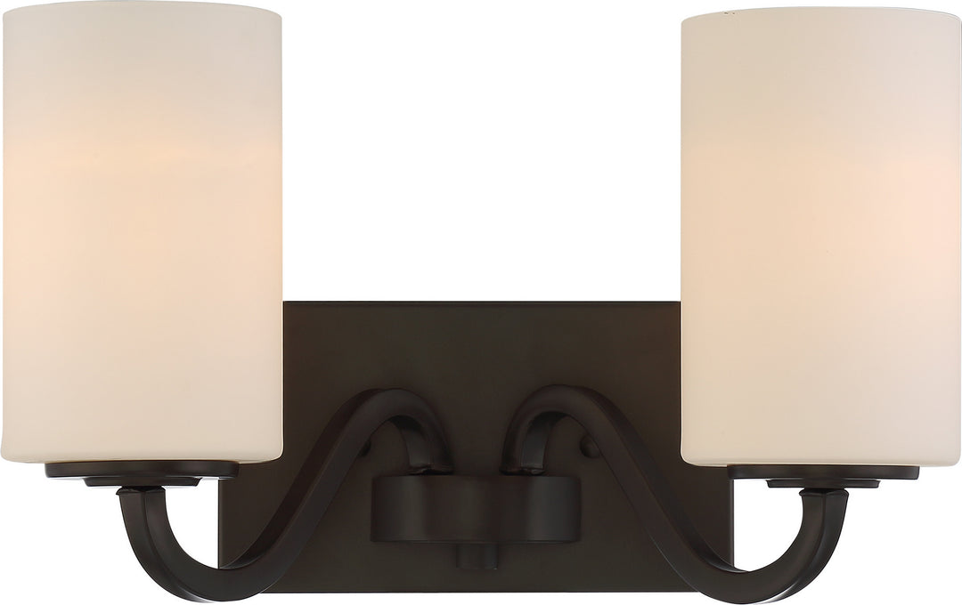 Nuvo Willow 60-5902 Bath Vanity Light 14 in. wide - Forest Bronze