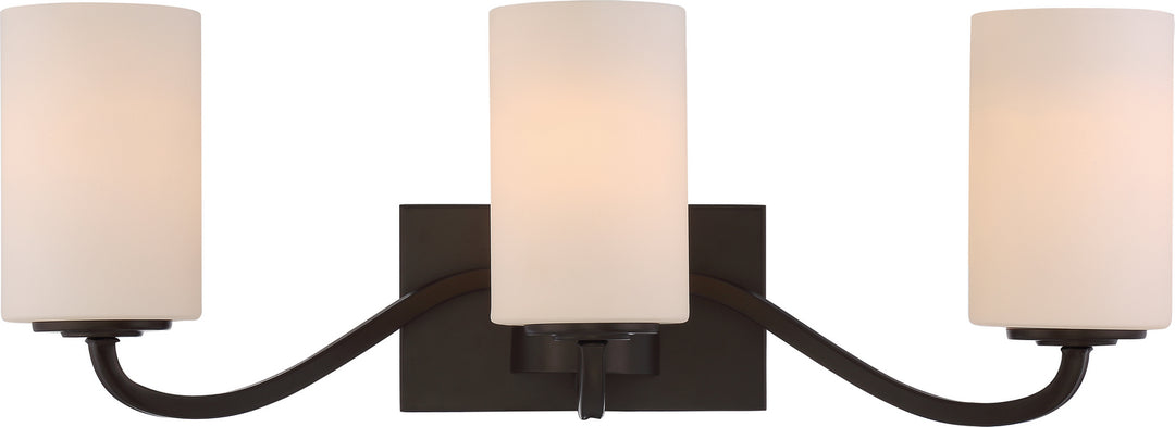 Nuvo Willow 60-5903 Bath Vanity Light 23 in. wide - Forest Bronze