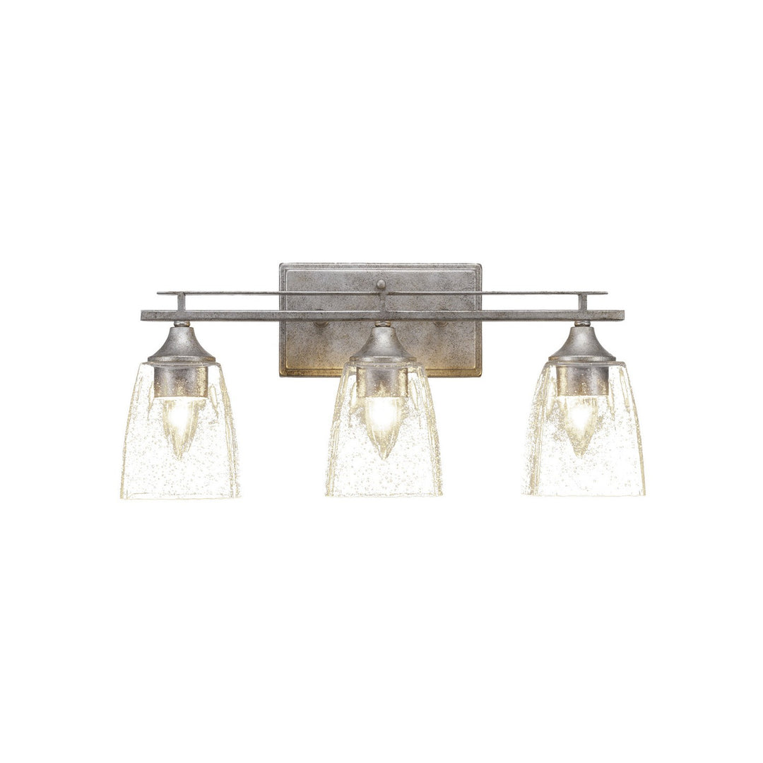 Toltec Uptowne 133-as-461 Bath Vanity Light 18 in. wide - Aged Silver
