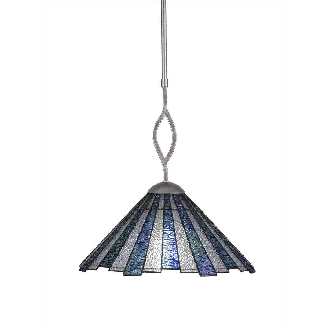 Toltec Revo 241-as-932 Pendant Light - Aged Silver