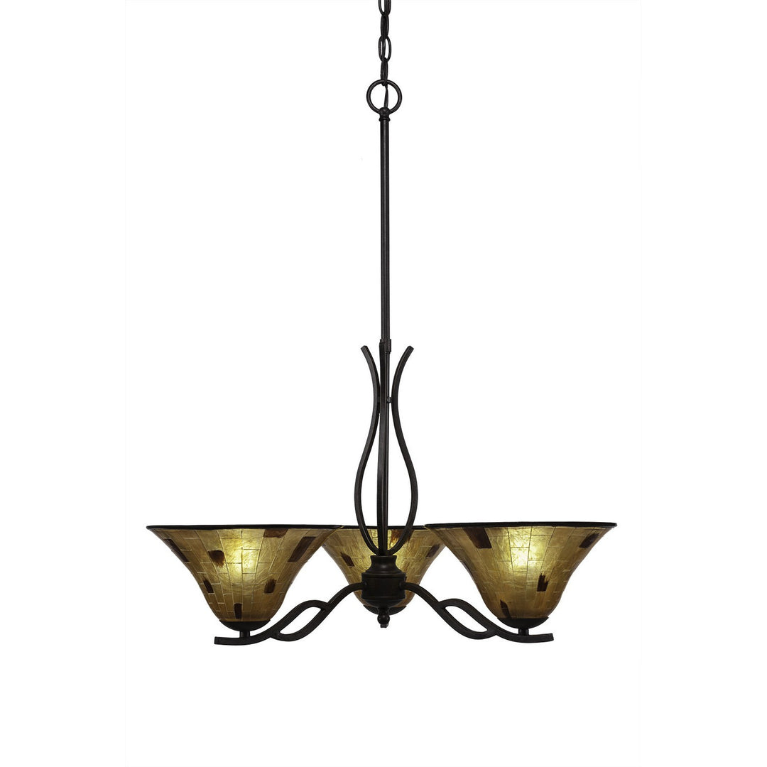 Toltec Revo 243-dg-703 Chandelier Light - Dark Granite