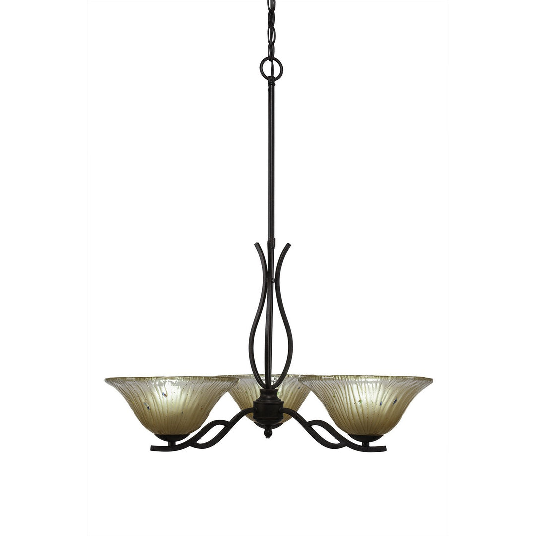 Toltec Revo 243-dg-730 Chandelier Light - Dark Granite