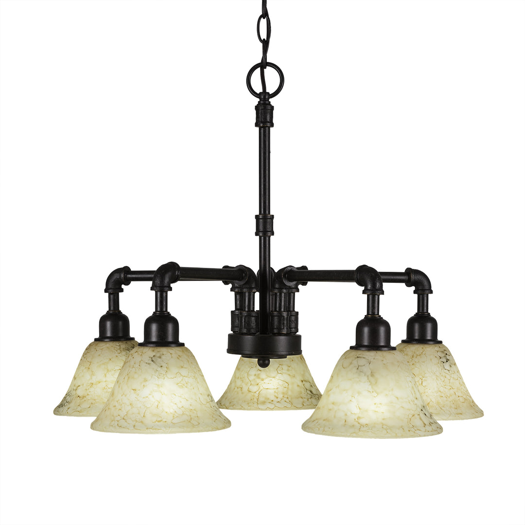 Toltec Vintage 285-dg-508 Chandelier Light - Dark Granite