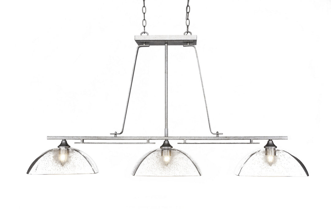 Toltec Uptowne 326-AS-467 Pendant Light - Aged Silver