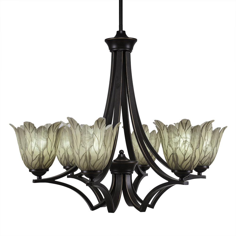 Toltec Zilo 566-dg-1025 Chandelier Light - Dark Granite