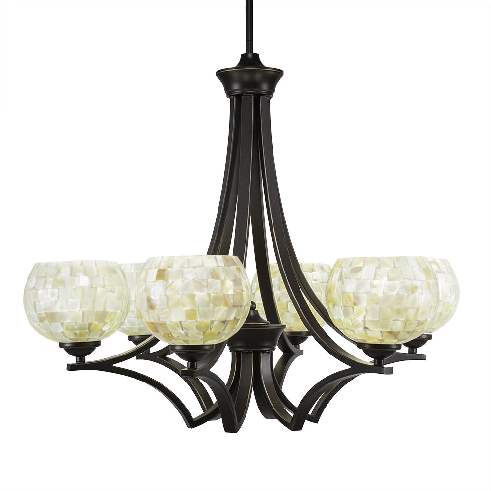 Toltec Zilo 566-dg-405 Chandelier Light - Dark Granite