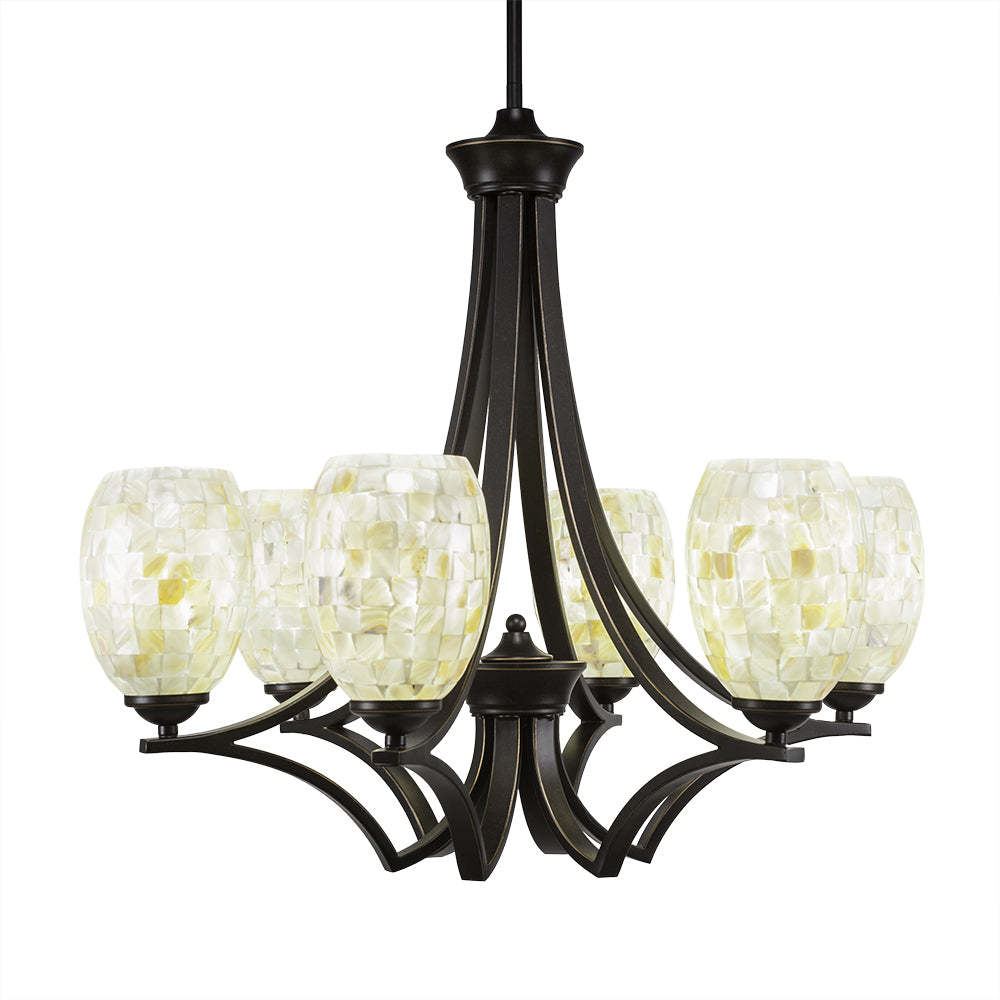 Toltec Zilo 566-dg-406 Chandelier Light - Dark Granite
